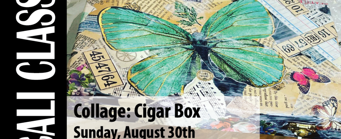 Cali Class:  Collage Cigar Box